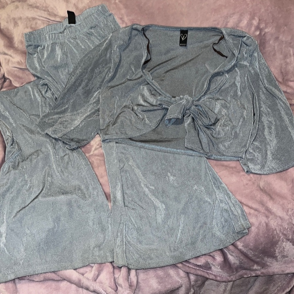 Matching blue set